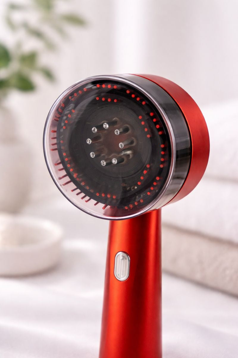 Red Light Scalp Massager – Hair Growth & Relaxation