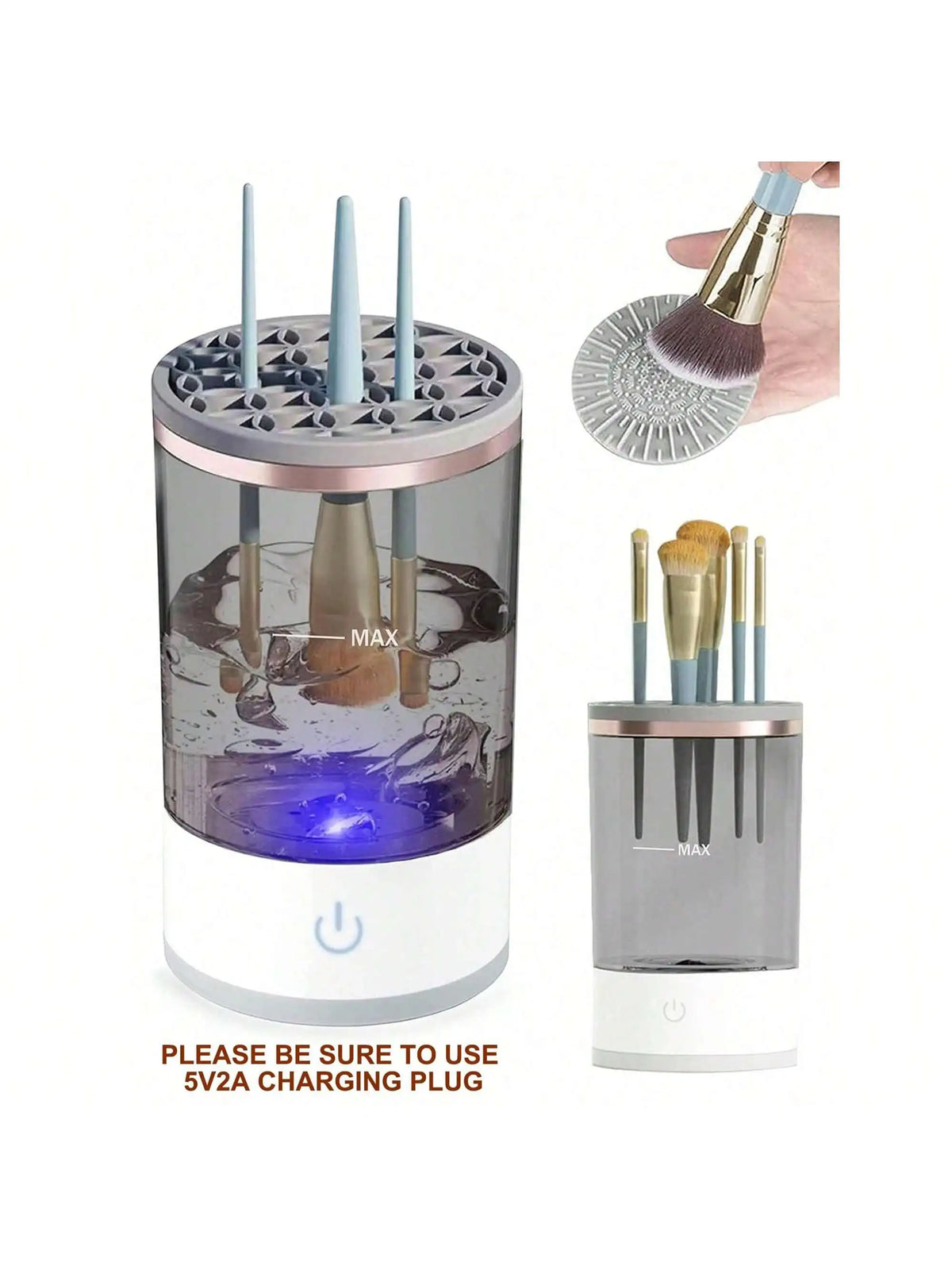 Brush Bliss™ – Automatic Makeup Brush Cleaner