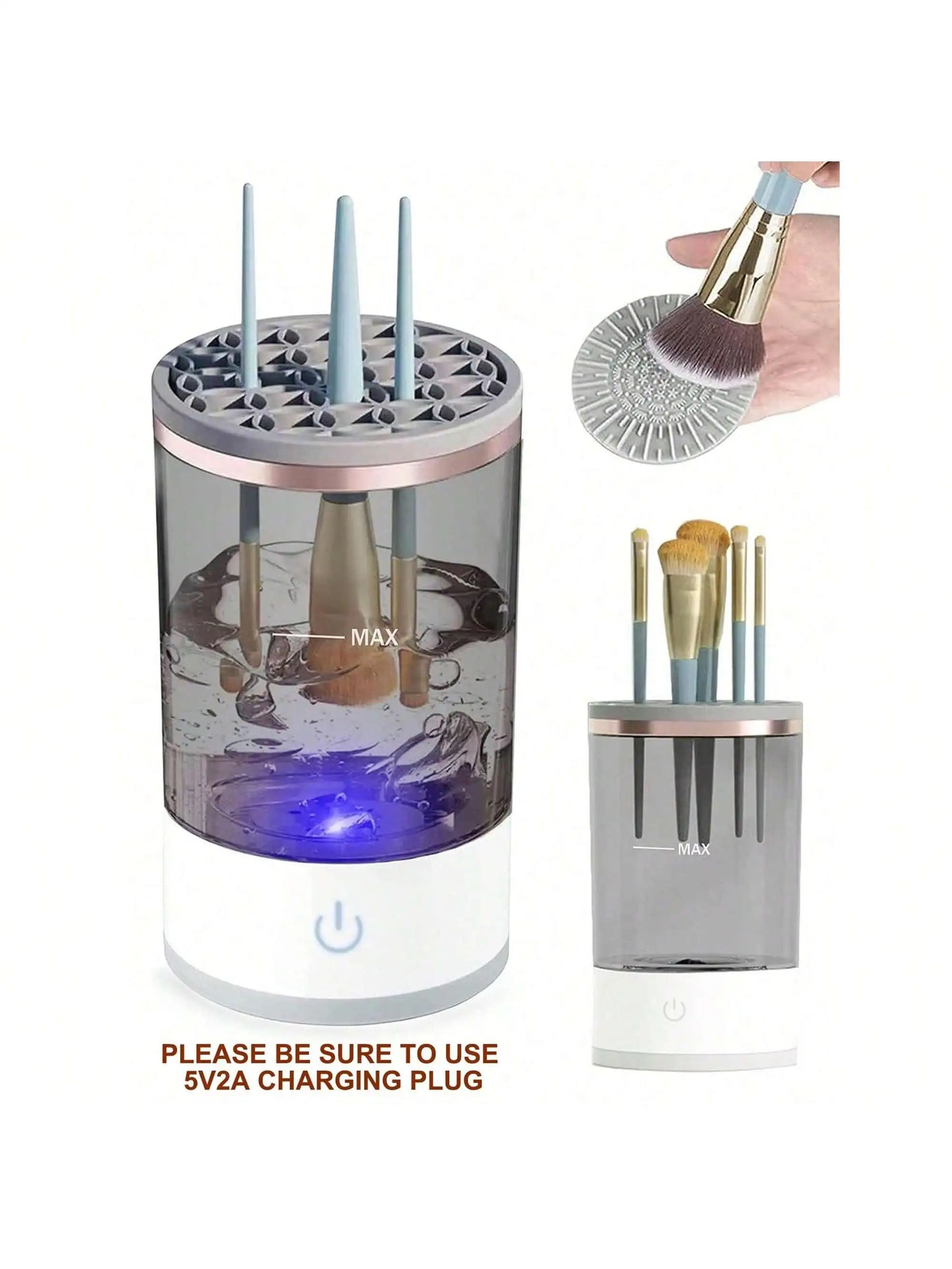 Brush Bliss™ – Automatic Makeup Brush Cleaner